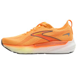 Brooks Mens 110446 821 Glycerin GTS 22 Orange Nightlife White Plush Cushion Support Running Shoes (Medium D Width) ThatShoeStore