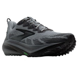 Brooks Men's 110475 004 Ghost Trail Gray Gray Blackened Pearl Balanced Cushion Trail Running Shoes (Wide 2E Width) ThatShoeStore
