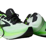 Brooks Men's Glycerin 23 154 White Phantom Green Gecko Plush Cushion Balanced Support Running Shoes (Medium D Width) ThatShoeStore