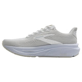 Brooks Womens 120431 151 Ghost 17 White White Grey Neutral Cushion Running Shoes (Wide D Width) ThatShoeStore