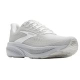 Brooks Womens 120431 151 Ghost 17 White White Grey Neutral Cushion Running Shoes (Wide D Width) ThatShoeStore