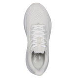 Brooks Womens 120431 151 Ghost 17 White White Grey Neutral Cushion Running Shoes (Wide D Width) ThatShoeStore