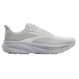 Brooks Womens 120431 151 Ghost 17 White White Grey Neutral Cushion Running Shoes (Wide D Width) ThatShoeStore