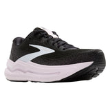 Brooks Women's 120420 077 Ghost Max 2 Black White Orchid Ice Cushion Neutral Running Shoes ThatShoeStore