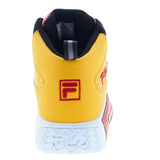 Fila Men's 1BM01746- 123  MB Jamal Mashburn White Gold Fusion Red Retro Basketball Shoes ThatShoeStore