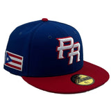 New Era 5950 Puerto Rico PR WBC OTC Fitted Baseball Cap Flag Sidepatch ThatShoeStore