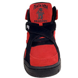 Patrick Ewing Athletics Men's 1BM01784 602 ROGUE X DEATH ROW RECORDS Red Black Basketball Shoes ThatShoeStore