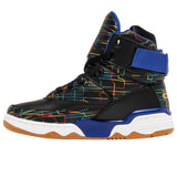 Patrick Ewing Athletics Men's 1BM02159-018 EWING 33 HI X COMMON Black White Blue Basketball Shoes ThatShoeStore