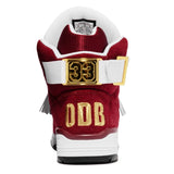 Patrick Ewing Athletics Men's 1BM02461-614 33 HI x ODB Ol Dirty Bastard Burgundy White Gold Basketball Shoes ThatShoeStore