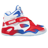 Patrick Ewing Athletics Men's 1EW02646-125 Rogue White Red Blue Gradient Basketball Shoes ThatShoeStore