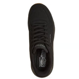 Skechers Men's 183420 UNO Glide-Step Glide On Air Slip-ins Black Air-Cooled Memory Foam Skech-Air Casual Shoes ThatShoeStore