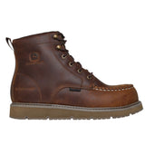 Skechers Men's 256117 John Deere Flex Wedge Ranger Wild Yew Brown Waterproof Safety Toe Metal-Free Work Boots (Medium) ThatShoeStore