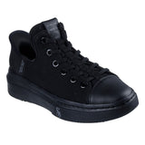 Skechers Women's 108297 Snoop Dogg Snoop One OG Canvas Slip ins Black Slip Resistant Work Shoes ThatShoeStore
