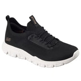 Skechers Women's 117701 BOBS Sport B Lite Slight Flex Black Memory Foam Casual Shoes ThatShoeStore