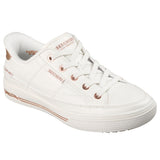 Skechers Women's 177218 Arch Fit Arcade Catch Ya There White Hands Free Slip-ins Arch Support Casual Shoes ThatShoeStore