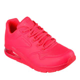 Skechers Women's 155634 UNO 2- Great Kolor Neon Coral Casual Shoes ThatShoeStore