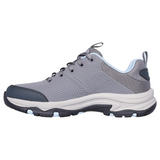 Skechers Women's 180006 Relaxed Fit Trego - Trail Destiny Gray Hiking Shoes ThatShoeStore
