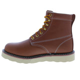 Skechers Men's 200010 Pettus Lebaum Dark Brown Work Boots ThatShoeStore