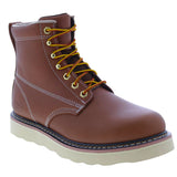 Skechers Men's 200010 Pettus Lebaum Dark Brown Work Boots ThatShoeStore