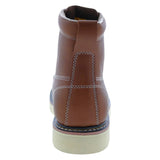Skechers Men's 200010 Pettus Lebaum Dark Brown Work Boots ThatShoeStore