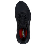 Skechers Men's 200296 Street Treader Black Slip Resistant Work Shoes ThatShoeStore