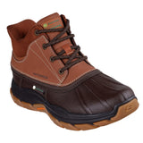 Skechers Men's 256026 John Deere Slip-ins Respected Swamper Chocolate Brown Waterproof Work Shoes ThatShoeStore