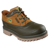 Skechers Men's 256089 John Deere Sergeants Aldridge Natural Olive Waterproof Relaxed Fit Slip-ins Work Shoes ThatShoeStore