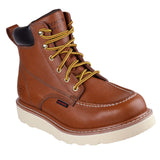 Skechers Men's 200180 Kadmiel Bennot Red Brown Work Boots ThatShoeStore