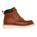 Skechers Men's 200180 Kadmiel Bennot Red Brown Work Boots ThatShoeStore