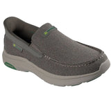 Skechers Men's 256079 John Deere Pollard Ender Taupe Relaxed Fit Slip-ins Casual Shoes ThatShoeStore