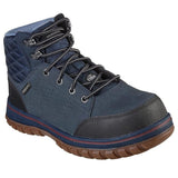 Skechers Women's 108004 McColl Navy Black Water resistant Safety Toe Metal Free Work Boots (WIDE) ThatShoeStore