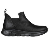 Skechers Women's 167367 Arch Fit Smooth- Always Right Black Casual Boots ThatShoeStore