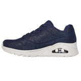 Skechers Women's 177023 Uno-Coruscate Navy Casual Shoes ThatShoeStore
