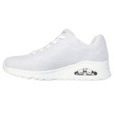 Skechers Women's 177023 Uno-Coruscate White Casual Shoes ThatShoeStore