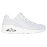 Skechers Women's 177023 Uno-Coruscate White Casual Shoes ThatShoeStore