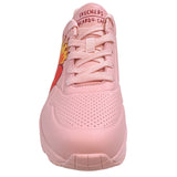 Skechers Women's 177956 Ricardo Cavolo UNO Flaming Heart Pink Multi Casual Shoes ThatShoeStore