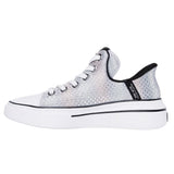 Skechers Women's 186006 Snoop One Disco Snoop Silver Multi Slip- Ins Casual Shoes ThatShoeStore