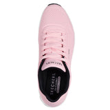 Skechers Women's 73690 Uno- Stand on Air Pink White Casual Shoes ThatShoeStore