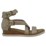 Skechers Women's 114126 BOBS  Desert Kiss Golden Dahlia Champagne Gladiator Sandals ThatShoeStore