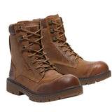 Timberland PRO Men’s TB-0A6797-EM4 8IN Whitman Medium Brown Full-Grain Waterproof Safety Toe Metal Free Work Boots ThatShoeStore