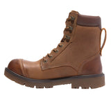 Timberland PRO Men’s TB-0A6797-EM4 8IN Whitman Medium Brown Full-Grain Waterproof Safety Toe Metal Free Work Boots ThatShoeStore