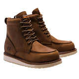 Timberland PRO Men’s TB-1A5SXH-214 6IN Wedge Brown Soft Toe Work Boots ThatShoeStore