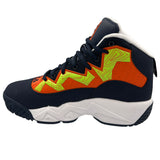 Fila Men's 1BM01749-423 MB Jamal Mashburn Navy Orange Yellow Retro Basketball Shoes ThatShoeStore