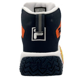 Fila Men's 1BM01749-423 MB Jamal Mashburn Navy Orange Yellow Retro Basketball Shoes ThatShoeStore