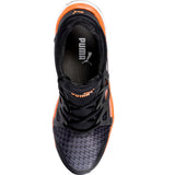 Puma Men's 633875 Rush 2.0 Black Orange Mid Composite Safety Toe Metal Free Work Shoes ThatShoeStore