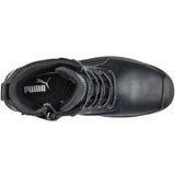 Puma Men's 630905 Conquest  7" Black  Waterproof  Zip Soft Toe Work Boots ThatShoeStore