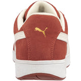 Puma Men's 640045 Iconic Suede Low Red Composite Safety Toe Metal Free Work Shoes ThatShoeStore