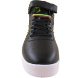 Fila Men's 1CM00349 026 Vulc 13 Mid Plus Black Green Yellow Red Rasta Casual Shoes ThatShoeStore